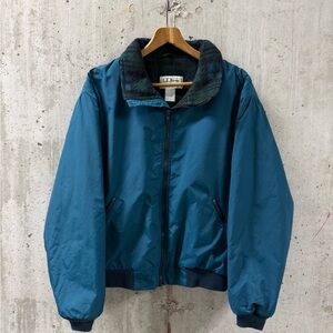 Vintage 90s L.L. Bean Fleece Lined Warm-up Jacket